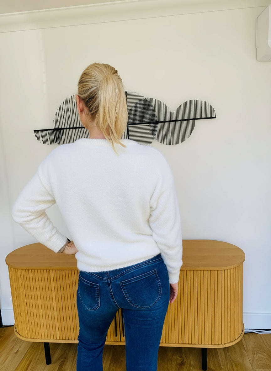 Wisteria Pearl V-Neck