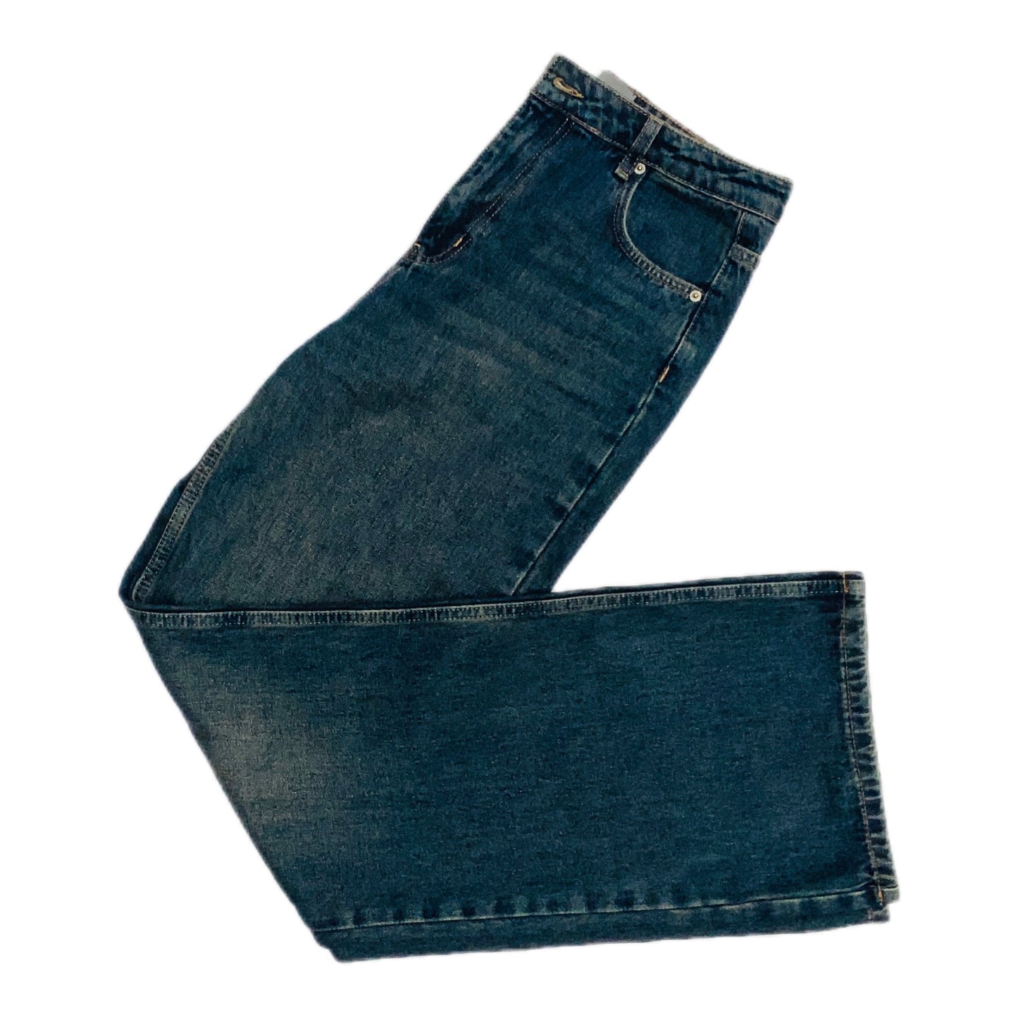 Women's High-Waisted Straight-Leg Jeans