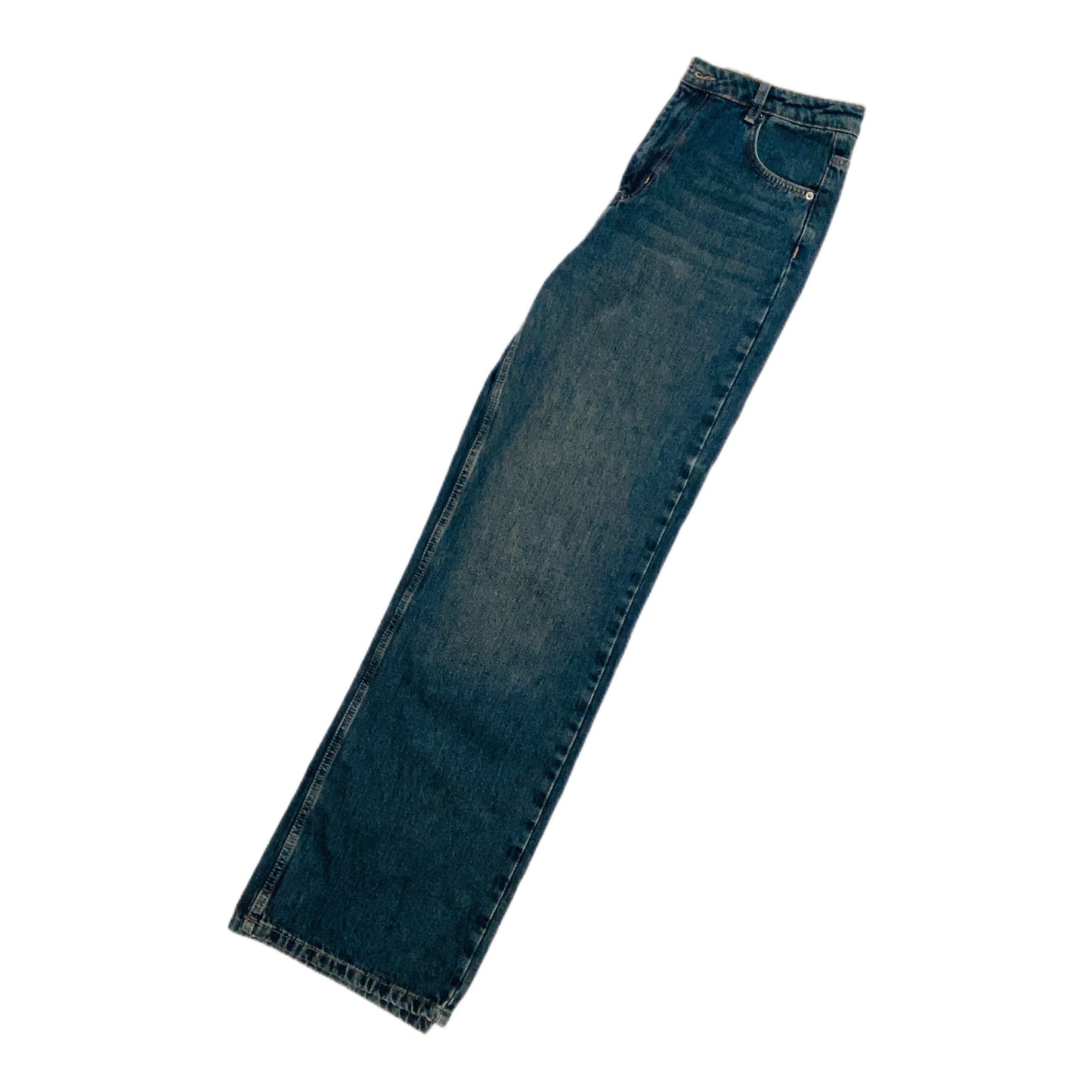 Women's High-Waisted Straight-Leg Jeans